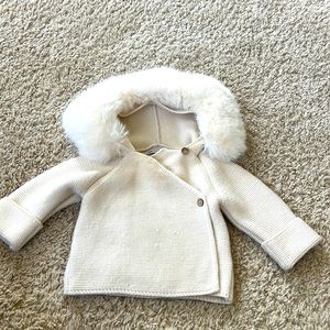 Mi Loves sweater coat, size 12 months